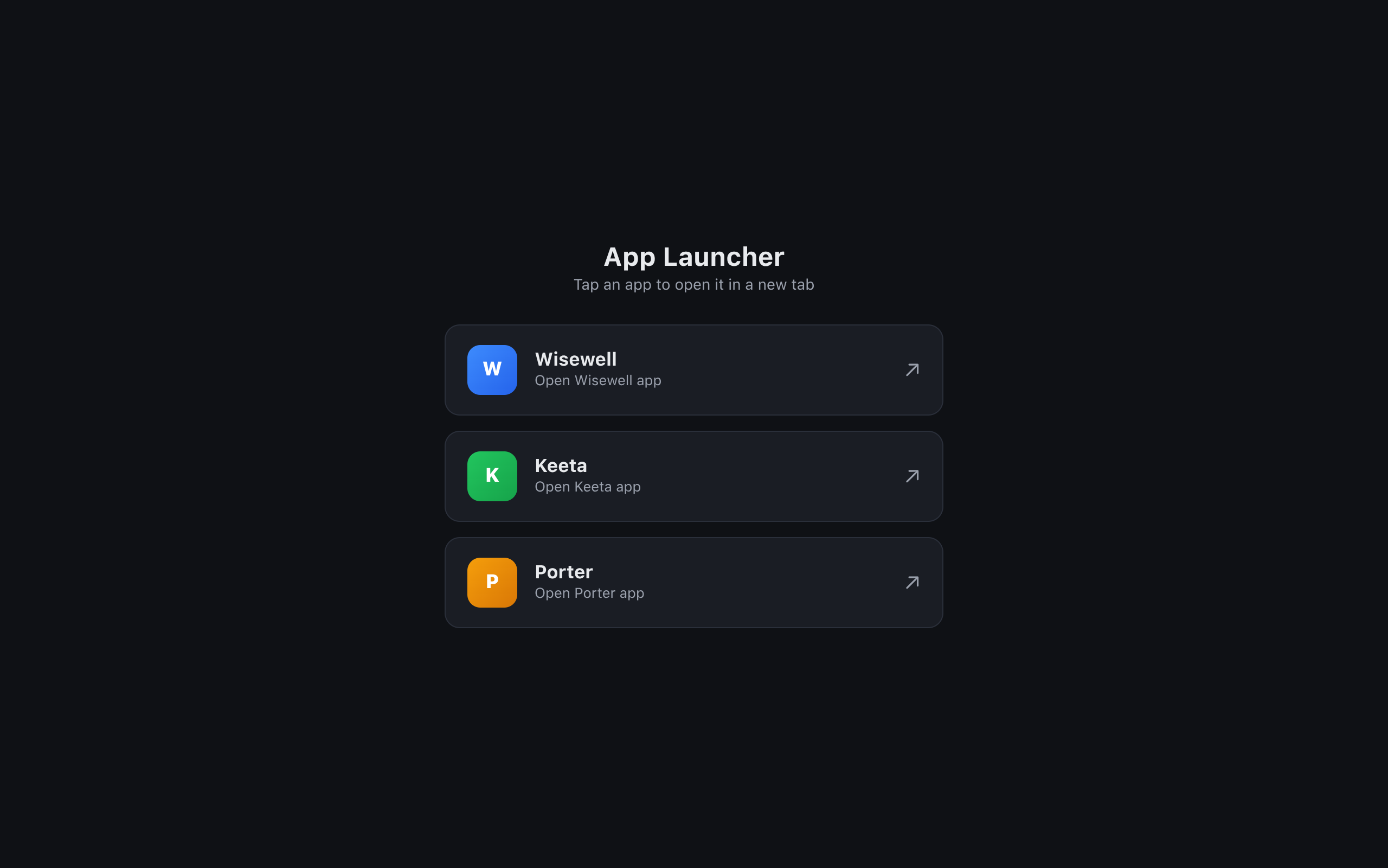 App Launcher