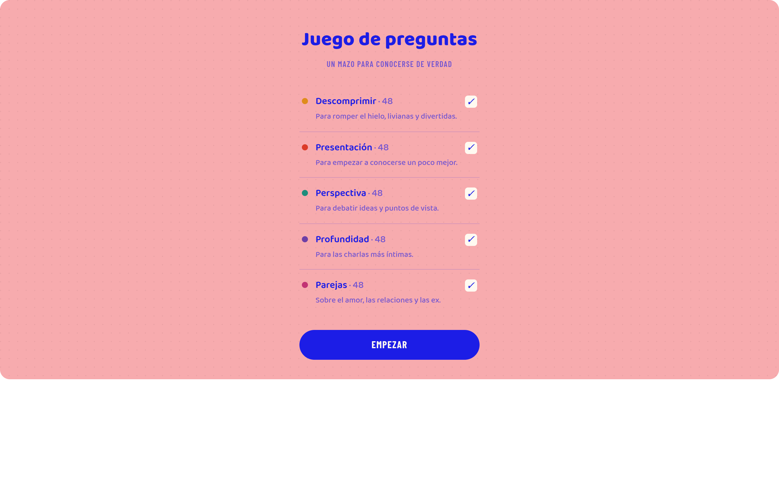 Juego de preguntas