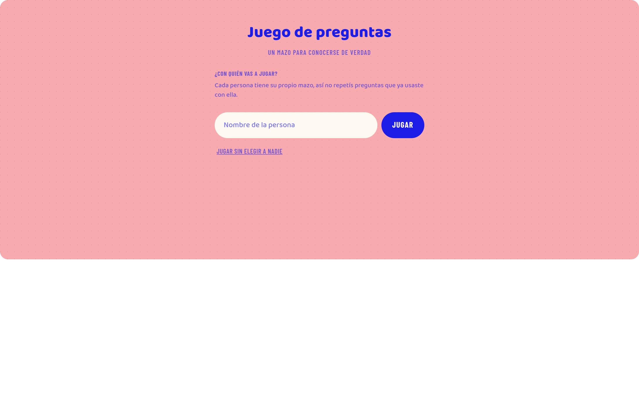 Juego de preguntas
